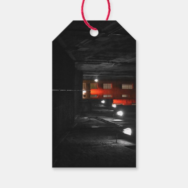 Étiquettes-cadeau Escalier gothique (Devant)