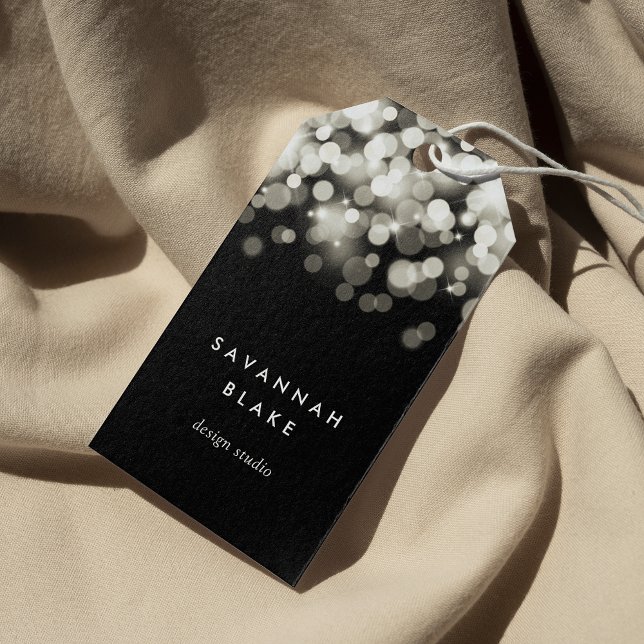 Étiquettes-cadeau Étincelle Champagne (Créateur téléchargé)