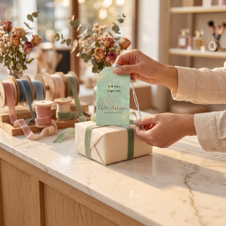 Étiquettes-cadeau Étiquette-cadeau en opale de luxe pour l'emballage