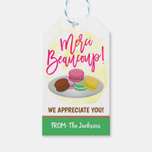 Étiquettes-cadeau Étiquette-cadeau Macaron