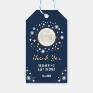 Étiquettes-cadeau Étoile de scintillement de faveurs de baby shower