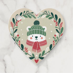 Étiquettes Cadeau Etquette cadeau “Coeur de Noel“