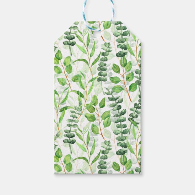 Étiquettes-cadeau Eucalyptus (Devant)