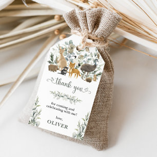 Étiquettes-cadeau Eucalyptus Animaux australiens Anniversaire Merci