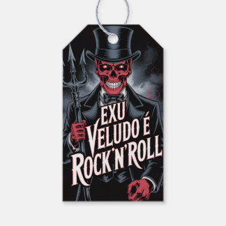Étiquettes-cadeau Exu Veludo é Rock'N'Roll #1
