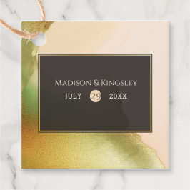 Étiquettes Cadeau Fab Chartreuse 💚 audacieux et élégant Mariage bud