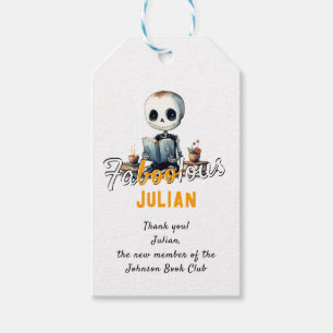 Étiquettes-cadeau FaBOOlous Little BOO Baby Reader 1er Halloween