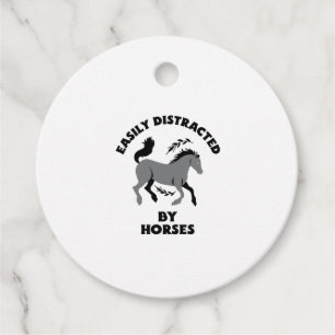 ÉTIQUETTES CADEAU FACILEMENT DISTRAIT PAR LES CHEVAUX