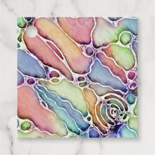 Étiquettes Cadeau Façons de vivre - Motif d'art neurographique 1