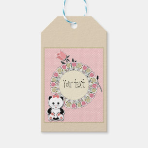 Étiquettes-cadeau Fait pour vous, votre texte
