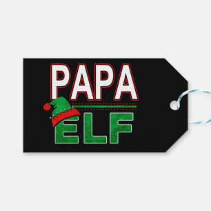 Étiquettes-cadeau Famille Elf Papa Elf Noël Fête #TeamElf