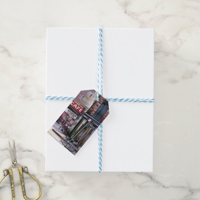 Étiquettes-cadeau Fanelli Charm, New York (Avec de laficelle)
