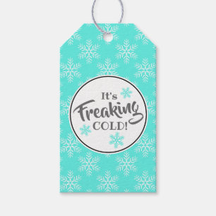 Étiquettes-cadeau Fantaisie funeste vacances hiver froid