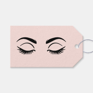 Étiquettes-cadeau Fard à Joues Rose Cils & Sourcils Beauté