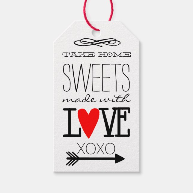 Étiquettes-cadeau Faveur à emporter d'invité de mariage campagnard (Devant)