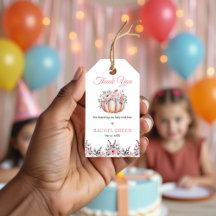 Faveur de baby shower Fleurie Petit Citrouille
