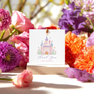 Étiquettes Cadeau Faveur de fête d'anniversaire de princesse Château