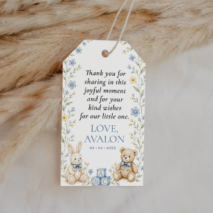 Étiquettes-cadeau Faveur de remerciement pour Baby Shower de Nursery