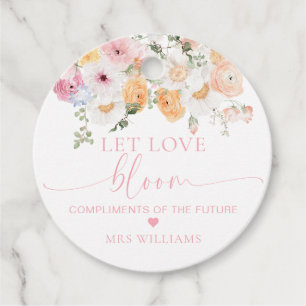 Étiquettes Cadeau Faveur florale Millie Fleurir l'amour
