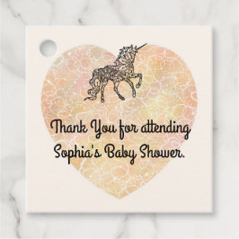 Étiquettes Cadeau Favoriser la balise pour le Baby shower