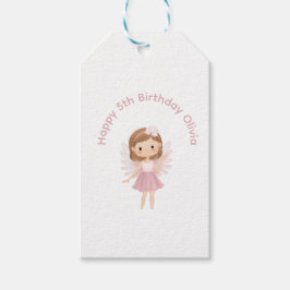Étiquettes-cadeau Fée personnalisable Joyeux anniversaire