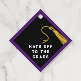 Étiquettes Cadeau Félicitations pour la graduation en violet