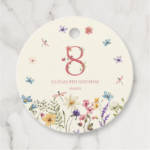 Fête d'anniversaire 8 ans Papillon de Fleur Sauvag