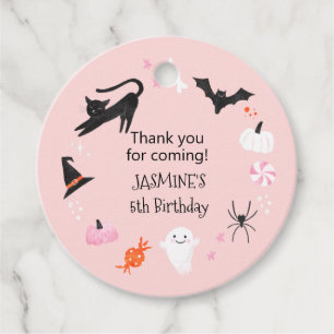 Étiquettes Cadeau Fête d'anniversaire de Halloween