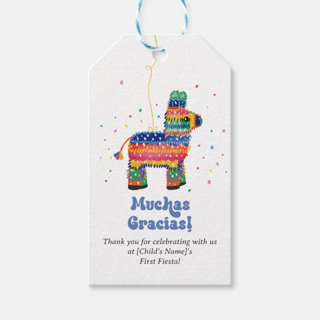 Étiquettes-cadeau Fête d'anniversaire garçon (Devant)