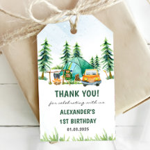 Fête d'anniversaire rustique de Camping Mountain