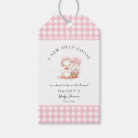 Fête de bébé fille aquarelle Oie Folle