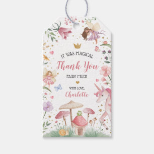 Étiquettes-cadeau Fête de Fairy Birthday