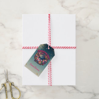 Étiquettes-cadeau Fête de graduation Floral
