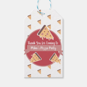 Étiquettes-cadeau Fête de la Saint-Valentin Pizza Party Enfants