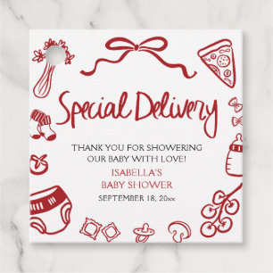 Étiquettes Cadeau Fête de naissance italienne Special Delivery dessi