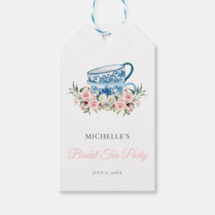 Étiquettes-cadeau Fête des mariées Tea Party