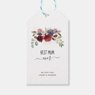 Étiquettes-cadeau Fête des mères Meilleure maman Jamais Personnalisé