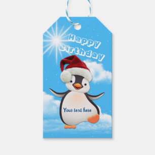 Étiquettes-cadeau Fête des pingouins