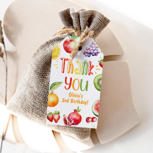 Étiquettes-cadeau Fête d'été, anniversaire merci