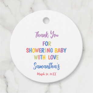 Étiquettes Cadeau Fête estivale Popsicle baby shower Ice Cream