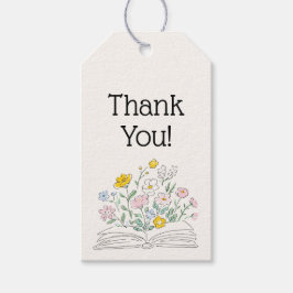 Étiquettes-cadeau Fête Florale Fantaisiste Un Nouveau Chapitre Enter