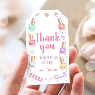 Étiquettes-cadeau Fête Manucure Pédicure Vernis à Ongles