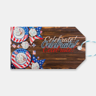 Étiquettes-cadeau Fête patriotique