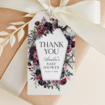 Fête Prénatale Bébé Halloween Cercueil Floral