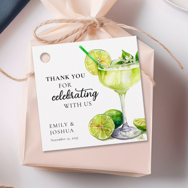 Étiquettes Cadeau Fiesta Margarita Couples Douche (Créateur téléchargé)