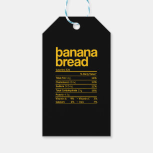 Étiquettes-cadeau Fil de Banane Nutrition Faits Drôle Thanksgiving C