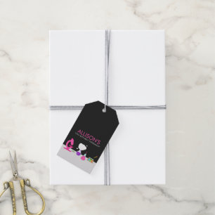 Étiquettes-cadeau Fille de science