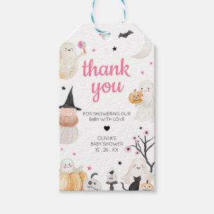 Étiquettes-cadeau Fille Halloween Petit Boo Baby shower Favoriser Ta