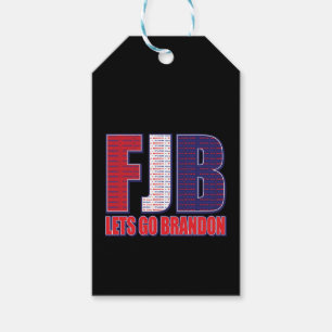 Étiquettes-cadeau FJB Ne me blâme pas J'ai voté pour Trump