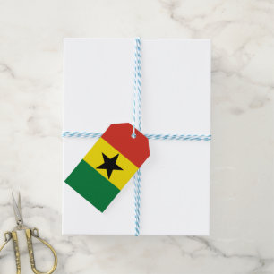 Étiquettes-cadeau Flag du Ghana